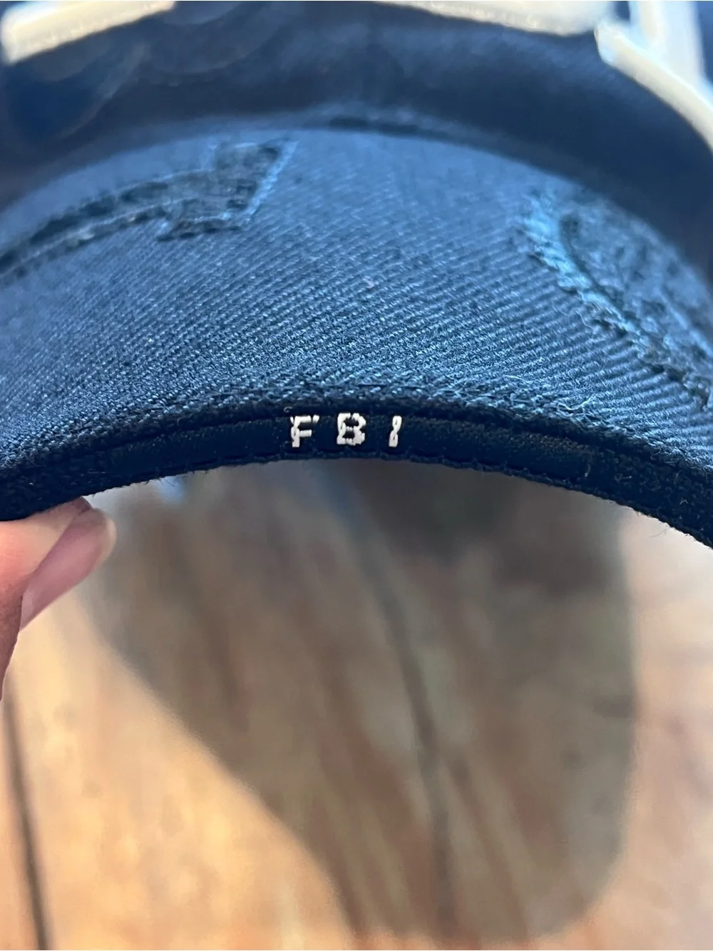 Embroidered FBI Logo Baseball Cap - Black Streetwear America FBI